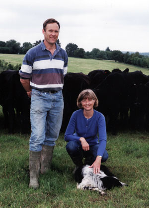 David and Christina at Pyesmead Farm