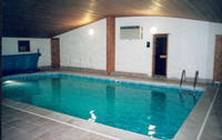 Heated indoor swimming pool