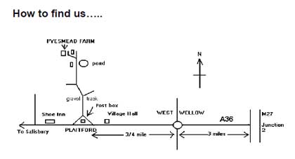 Pyesmead Farm location map